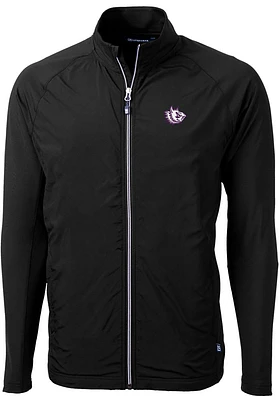 Cutter and Buck TCU Horned Frogs Mens Adapt Eco Knit Big Tall Light Weight Jacket