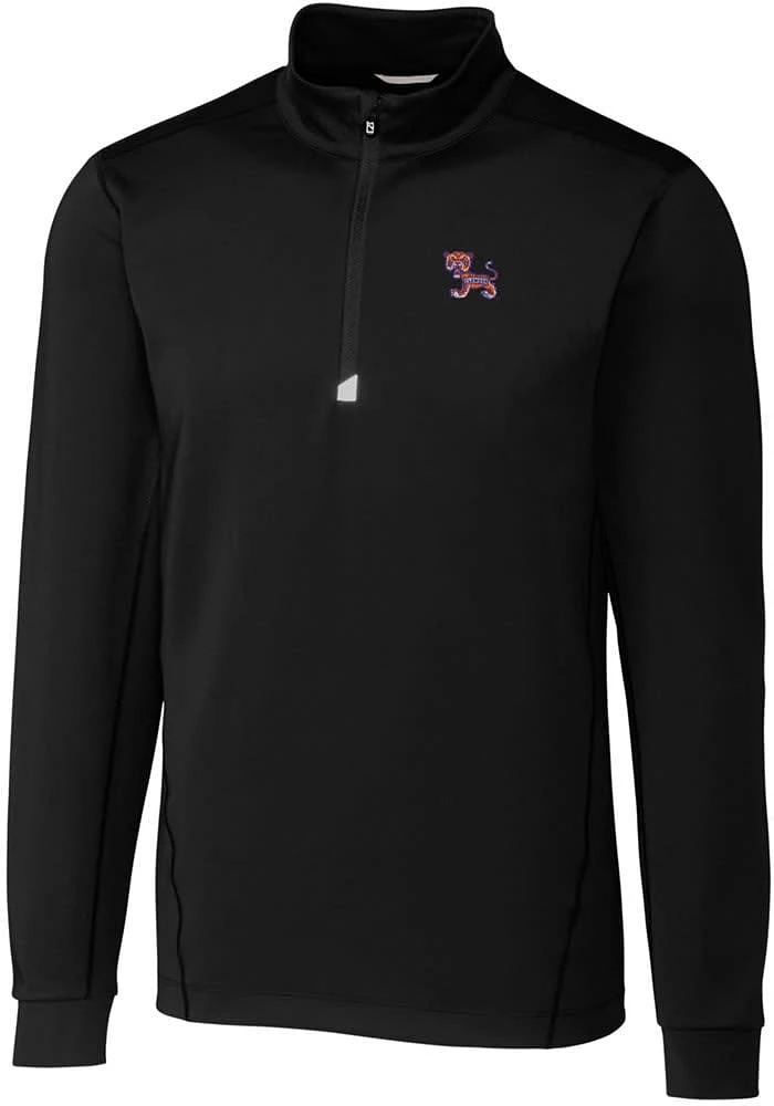 Cutter and Buck Clemson Tigers Mens Vault Traverse Big Tall Qtr Zip