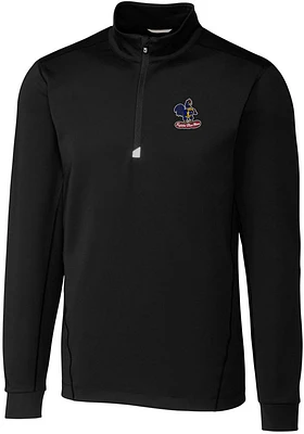 Cutter and Buck Delaware Fightin' Blue Hens Mens Traverse Stretch Big Tall Qtr Zip