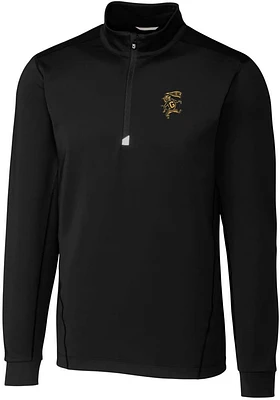 Cutter and Buck Grambling State Tigers Mens Traverse Stretch Big Tall Qtr Zip