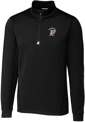 Cutter and Buck Mississippi State Bulldogs Mens Vault Traverse Big Tall Qtr Zip