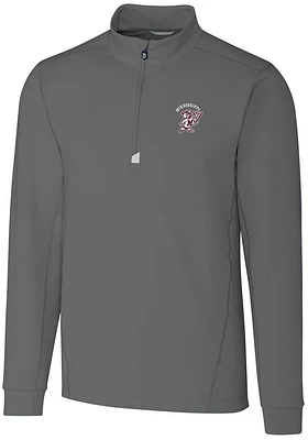 Cutter and Buck Mississippi State Bulldogs Mens Vault Traverse Big Tall Qtr Zip