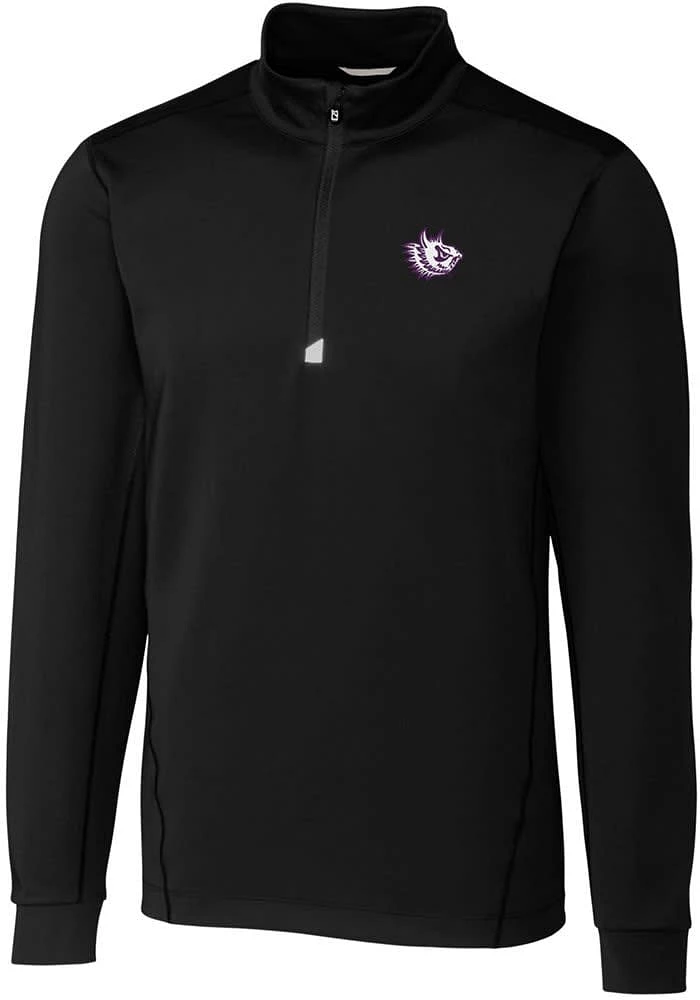 Cutter and Buck TCU Horned Frogs Mens Vault Traverse Big Tall Qtr Zip