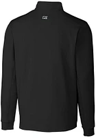Cutter and Buck Wichita State Shockers Mens Black Vault Traverse Big Tall Qtr Zip