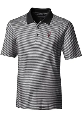 Cutter and Buck Ohio State Buckeyes Mens Forge Tonal Stripe Big Tall Polos Shirt