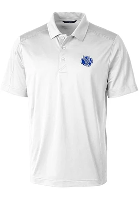 Cutter and Buck Air Force Falcons White Prospect Textured Big Tall Polo