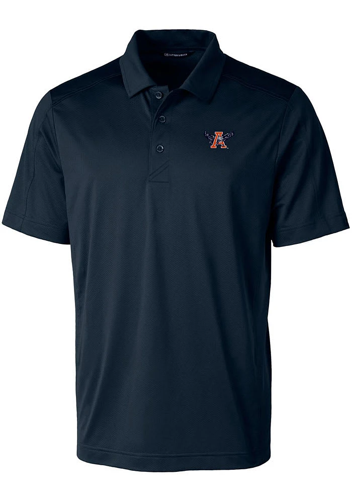 Cutter and Buck Auburn Tigers Navy Blue Prospect Textured Big Tall Polo