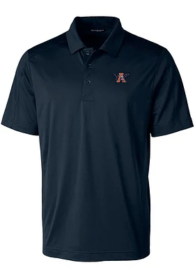 Cutter and Buck Auburn Tigers Navy Blue Prospect Textured Big Tall Polo