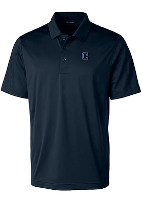 Cutter and Buck Georgetown Hoyas Navy Blue Prospect Textured Big Tall Polo