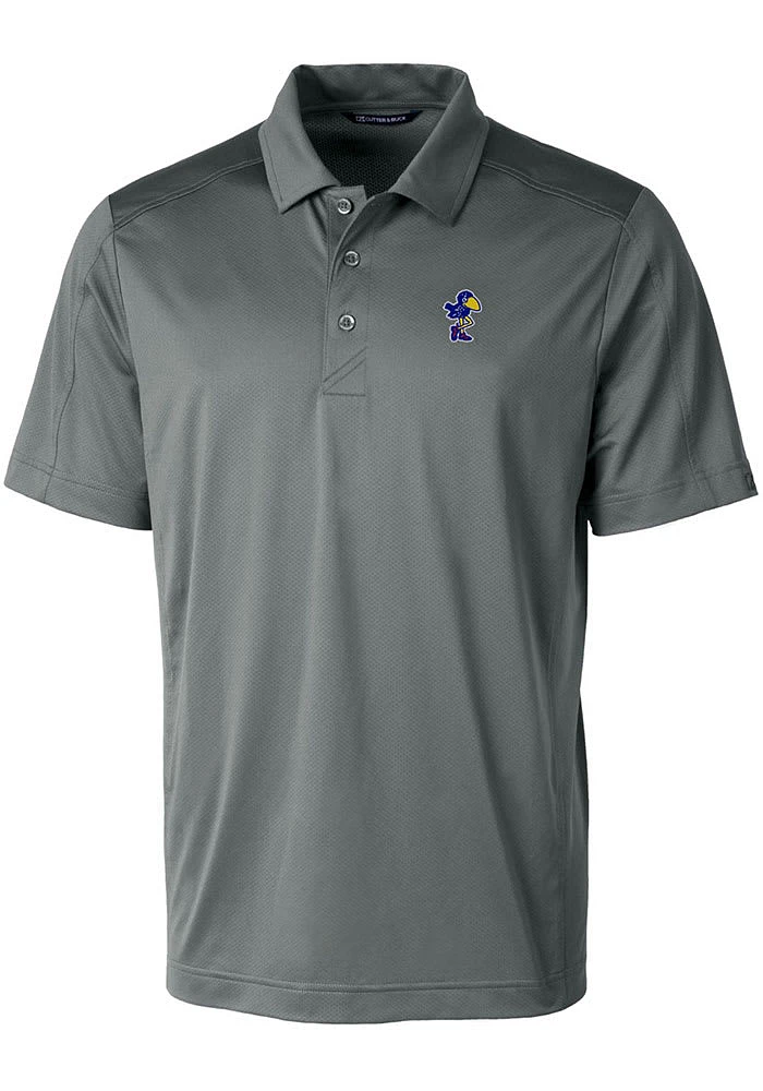 Cutter and Buck Kansas Jayhawks Prospect Textured Big Tall Polo