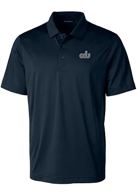Cutter and Buck Old Dominion Monarchs Navy Blue Prospect Textured Big Tall Polo