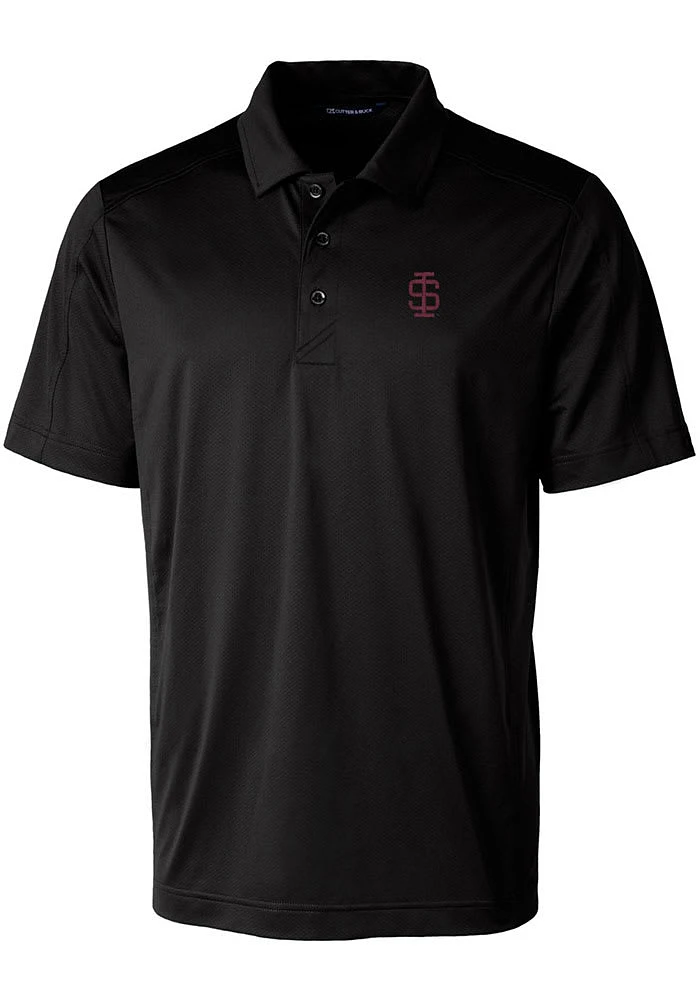 Cutter and Buck Southern Illinois Salukis Prospect Textured Big Tall Polo