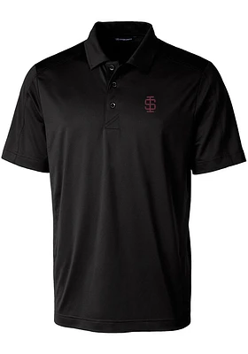 Cutter and Buck Southern Illinois Salukis Prospect Textured Big Tall Polo