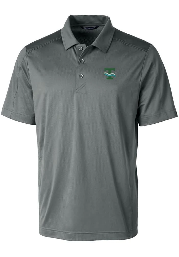 Cutter and Buck Tulane Green Wave Prospect Textured Big Tall Polo