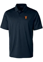 Cutter and Buck Virginia Cavaliers Navy Blue Prospect Textured Big Tall Polo