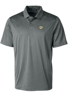 Cutter and Buck West Virginia Mountaineers Prospect Textured Big Tall Polo