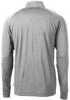 Cutter and Buck Baylor Bears Mens Grey Adapt Eco Big Tall Qtr Zip