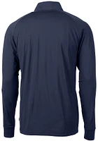 Cutter and Buck Michigan Wolverines Mens Adapt Eco Big Tall Qtr Zip