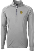 Cutter and Buck Missouri Tigers Mens Grey Adapt Eco Big Tall Qtr Zip