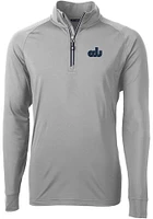 Cutter and Buck Old Dominion Monarchs Mens Grey Adapt Eco Big Tall Qtr Zip