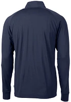 Cutter and Buck Virginia Cavaliers Mens Navy Blue Adapt Eco Big Tall Qtr Zip
