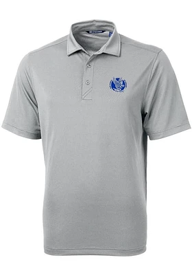 Cutter and Buck Air Force Falcons Grey Virtue Eco Pique Big Tall Polo