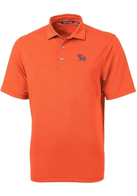 Cutter and Buck Clemson Tigers Orange Virtue Eco Pique Big Tall Polo