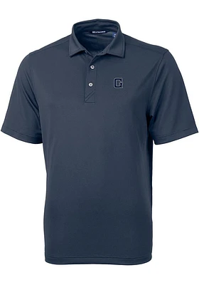Cutter and Buck Georgetown Hoyas Navy Blue Vault Virtue Eco Pique Big Tall Polo