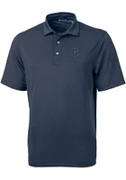 Cutter and Buck Georgetown Hoyas Navy Blue Vault Virtue Eco Pique Big Tall Polo