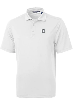 Cutter and Buck Georgetown Hoyas White Vault Virtue Eco Pique Big Tall Polo