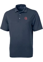 Cutter and Buck Gonzaga Bulldogs Navy Blue G Logo Virtue Eco Pique Big Tall Polo