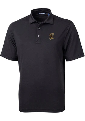Cutter and Buck Grambling State Tigers Vault Virtue Eco Pique Big Tall Polo