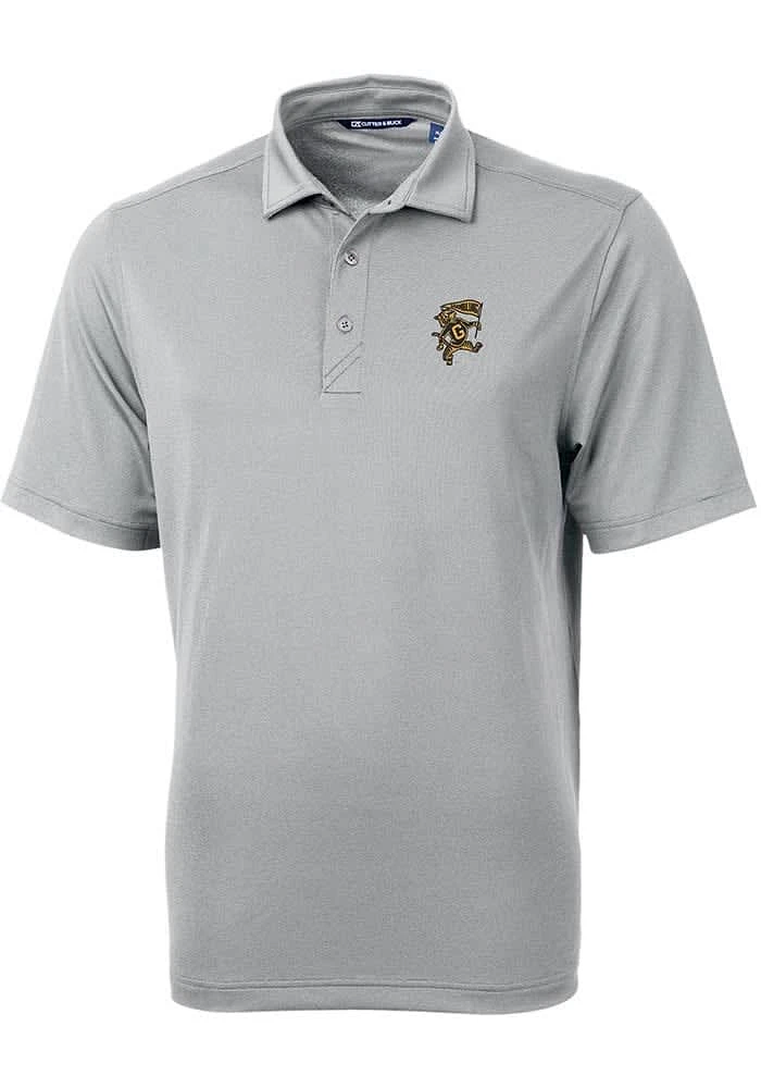 Cutter and Buck Grambling State Tigers Grey Virtue Eco Pique Big Tall Polo