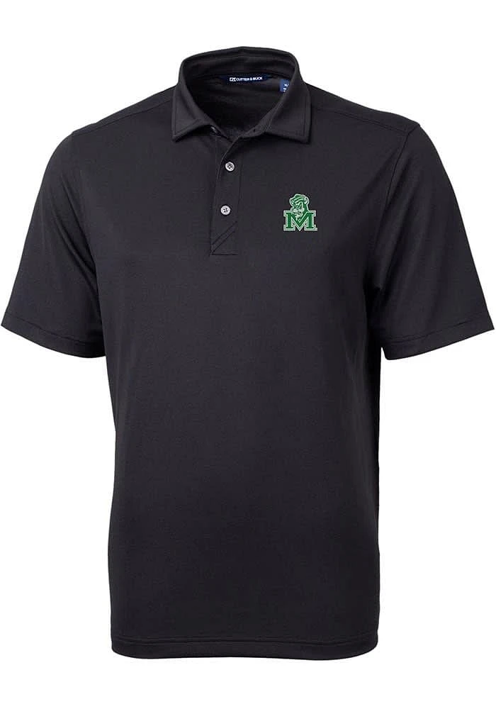 Cutter and Buck Marshall Thundering Herd Black Vault Virtue Eco Pique Big Tall Polo