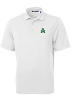 Cutter and Buck Marshall Thundering Herd White Vault Virtue Eco Pique Big Tall Polo