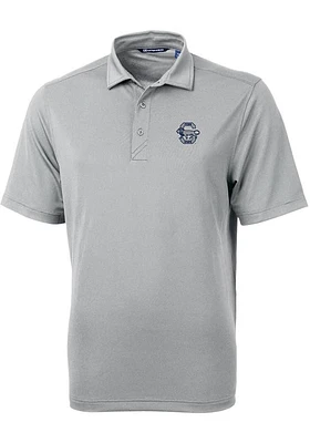 Cutter and Buck Penn State Nittany Lions Grey Virtue Eco Pique Big Tall Polo