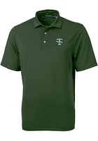 Cutter and Buck Tulane Green Wave Virtue Eco Pique Big Tall Polo