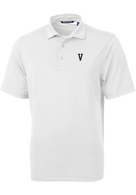 Cutter and Buck Villanova Wildcats White Virtue Eco Pique Big Tall Polo