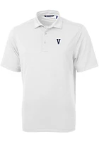 Cutter and Buck Villanova Wildcats White Virtue Eco Pique Big Tall Polo