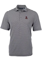 Cutter and Buck Alabama Crimson Tide Virtue Eco Pique Stripe Big Tall Polo