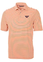 Cutter and Buck Auburn Tigers Virtue Eco Pique Stripe Big Tall Polo