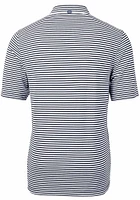Cutter and Buck Auburn Tigers Navy Blue Vault Virtue Eco Pique Stripe Big Tall Polo