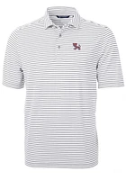 Cutter and Buck Clemson Tigers Virtue Eco Pique Stripe Big Tall Polo