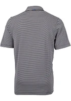 Cutter and Buck Delaware Fightin' Blue Hens Virtue Eco Pique Stripe Big Tall Polo