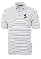 Cutter and Buck Delaware Fightin' Blue Hens Virtue Eco Pique Stripe Big Tall Polo