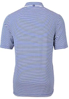 Cutter and Buck Delaware Fightin' Blue Hens Virtue Eco Pique Stripe Big Tall Polo