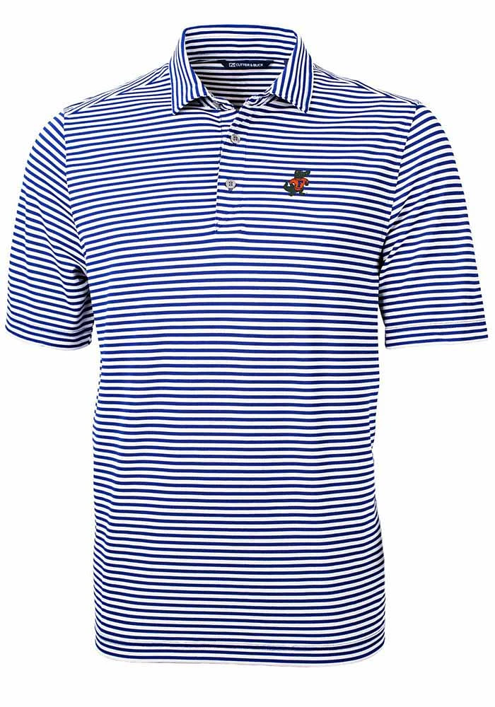 Cutter and Buck Florida Gators Virtue Eco Pique Stripe Big Tall Polo