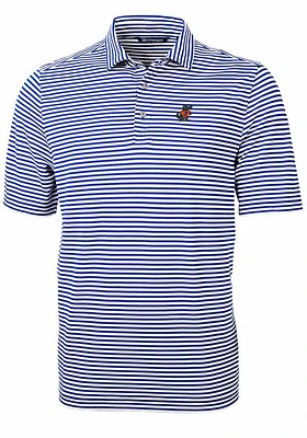 Cutter and Buck Florida Gators Virtue Eco Pique Stripe Big Tall Polo