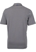 Cutter and Buck George Mason University Black Vault Virtue Eco Pique Stripe Big Tall Polo
