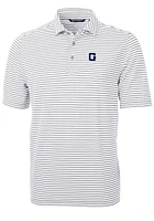 Cutter and Buck Georgetown Hoyas Grey Virtue Eco Pique Stripe Big Tall Polo